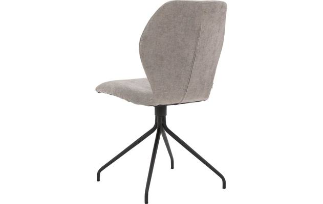 Goossens eetkamerstoel hera grijs stof - 8193209-03