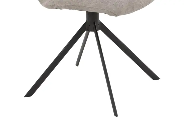 Goossens eetkamerstoel hera grijs stof - 8193210-04