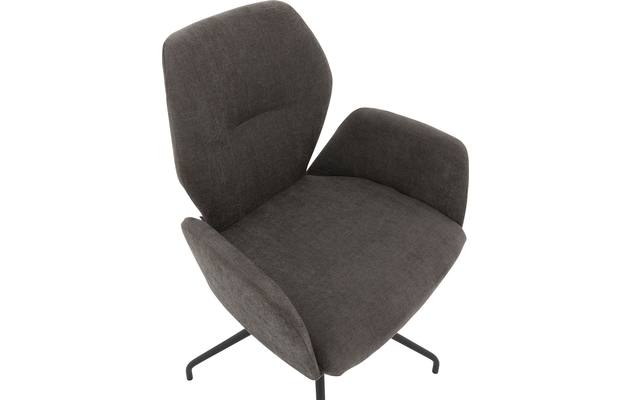 Goossens eetkamerstoel hera bruin stof - 8193218-04