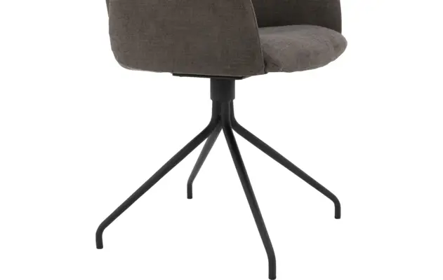 Goossens eetkamerstoel hera bruin stof - 8193218-05