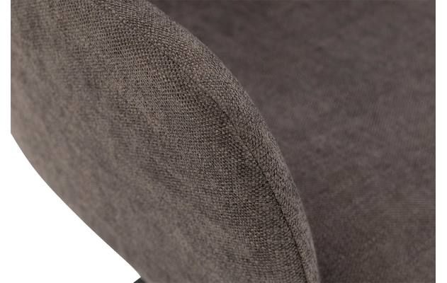 Goossens eetkamerstoel hera bruin stof - 8193219-05-2