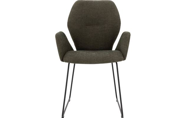 Goossens eetkamerstoel hera groen stof - 8193220-01