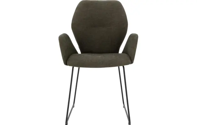 Goossens eetkamerstoel hera groen stof - 8193220-01