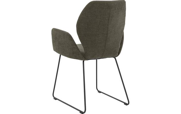 Goossens eetkamerstoel hera groen stof - 8193220-03
