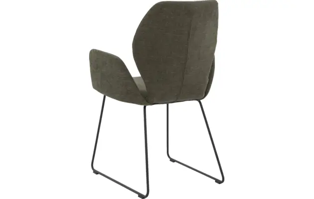 Goossens eetkamerstoel hera groen stof - 8193220-03