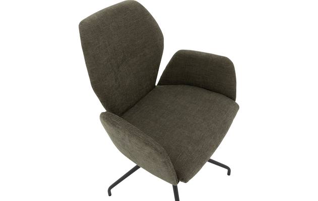 Goossens eetkamerstoel hera groen stof - 8193221-06