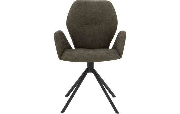 Goossens eetkamerstoel hera groen stof - 8193222-01