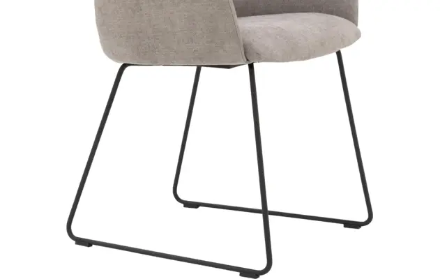 Goossens eetkamerstoel hera grijs stof - 8193223-04