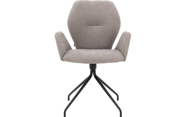 Goossens eetkamerstoel hera grijs stof - 8193224-01