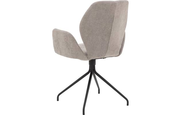 Goossens eetkamerstoel hera grijs stof - 8193224-03