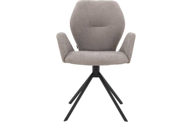Goossens eetkamerstoel hera grijs stof - 8193225-01