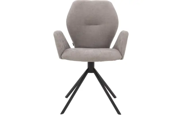 Goossens eetkamerstoel hera grijs stof - 8193225-01