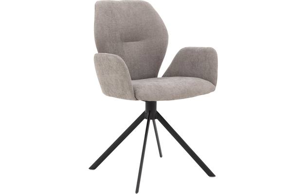 Goossens eetkamerstoel hera grijs stof - 8193225-03