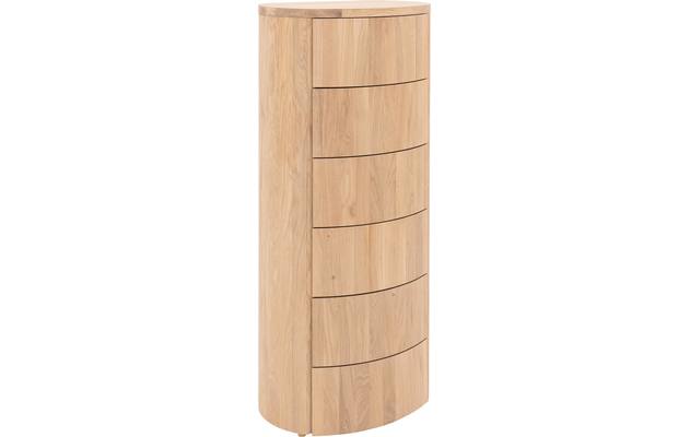 Goossens excellent ladekast denzo wit eiken - 8193292-02