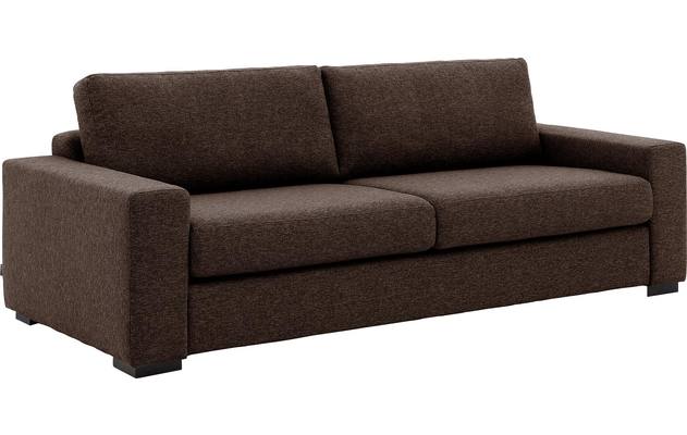 Goossens zitbank lucca bruin stof - 8193329-469-02