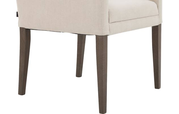 Goossens eetkamerstoel pearl wit stof - 8193980-03
