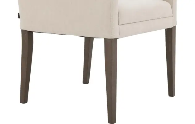 Goossens eetkamerstoel pearl wit stof - 8193980-03