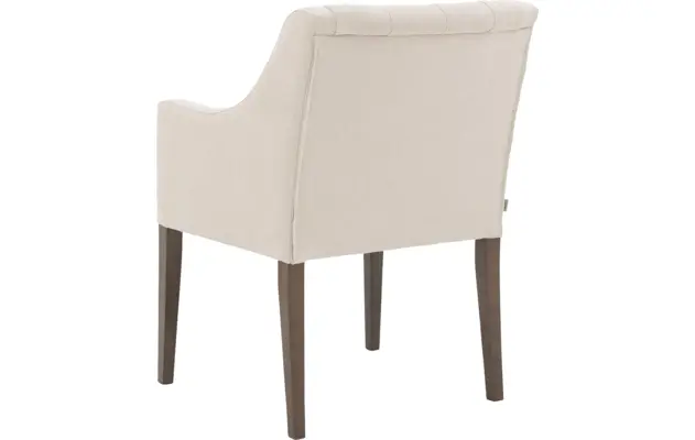 Goossens eetkamerstoel pearl wit stof - 8193981-03
