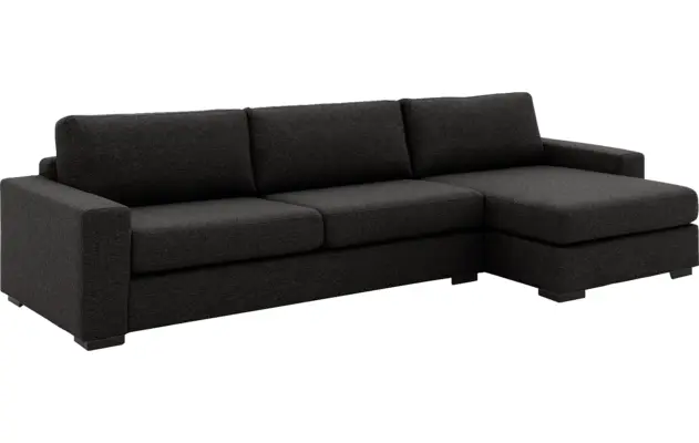 Goossens loungebank lucca grijs stof - 8193996-462-02