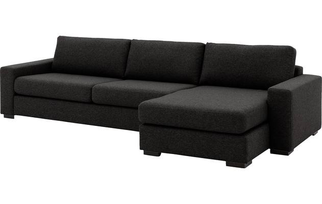 Goossens loungebank lucca grijs stof - 8193996-462-08