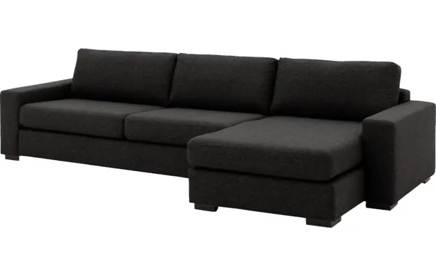Goossens loungebank lucca grijs stof - 8193996-462-08
