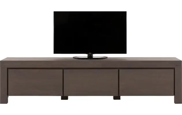 Goossens tv meubel clear donker bruin eiken - 8194068-03