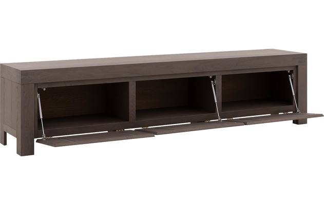 Goossens tv meubel clear donker bruin eiken - 8194068-06
