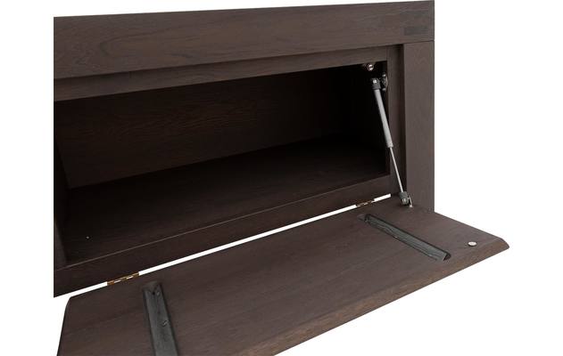 Goossens tv meubel clear donker bruin eiken - 8194068-07