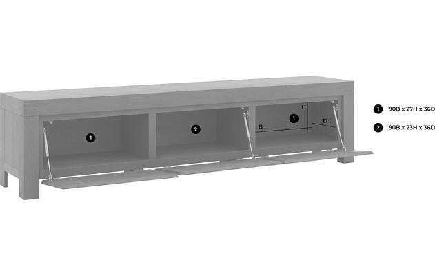 Goossens tv meubel clear zwart eiken - 8194068-goossens-clear-tv-meubel-eiken-donker-bruin-50