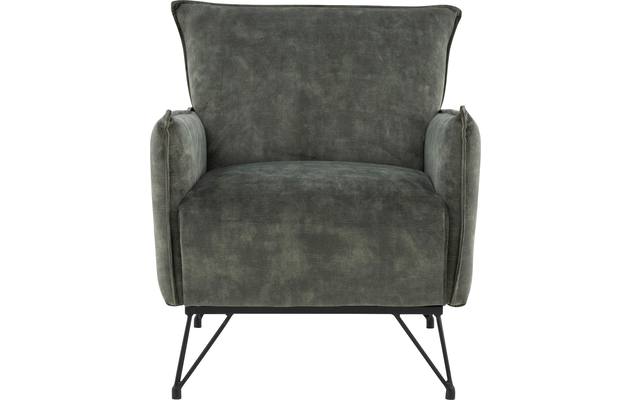 Goossens basic fauteuil lygo groen stof - 8194142-01