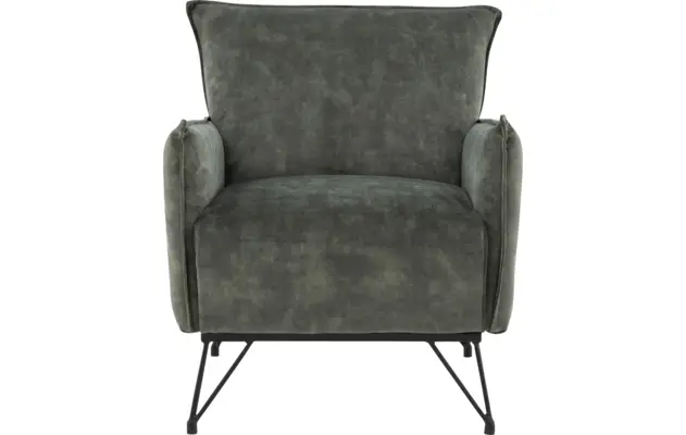 Goossens basic fauteuil lygo groen stof - 8194142-01