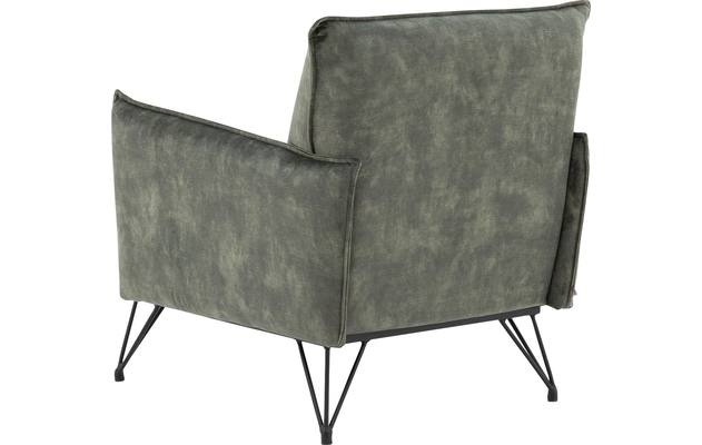 Goossens basic fauteuil lygo groen stof - 8194142-04