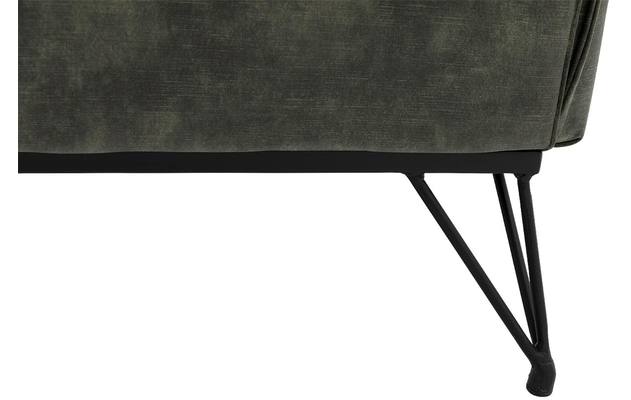 Goossens basic fauteuil lygo groen stof - 8194142-05