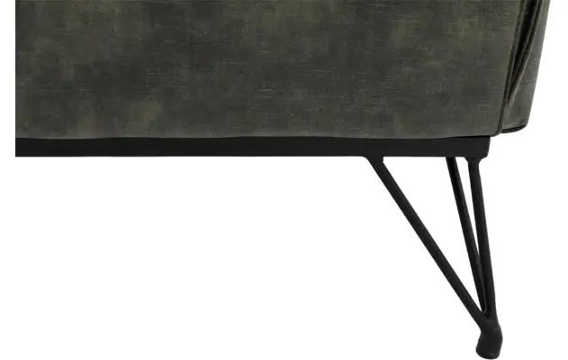 Goossens basic fauteuil lygo groen stof - 8194142-05