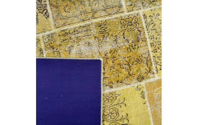 Goossens eco vloerkleed lancet geel wol - 8194359-03