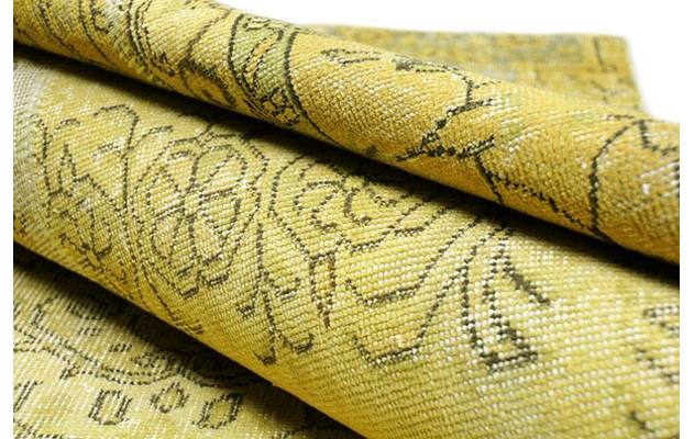 Goossens eco vloerkleed lancet geel wol - 8194359-04