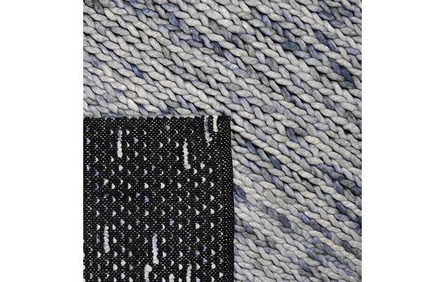 Goossens eco vloerkleed rif blauw wol - 8194362-03