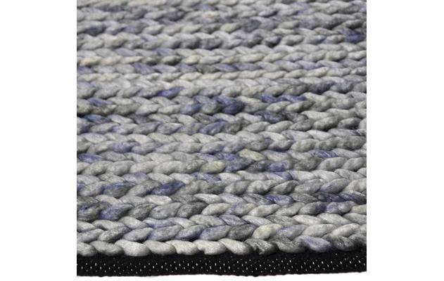 Goossens eco vloerkleed rif blauw wol - 8194362-07
