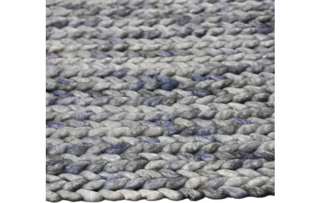 Goossens eco vloerkleed rif blauw wol - 8194362-07