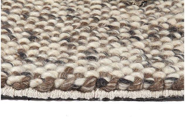 Goossens eco vloerkleed assisa bruin wol - 8194392-06