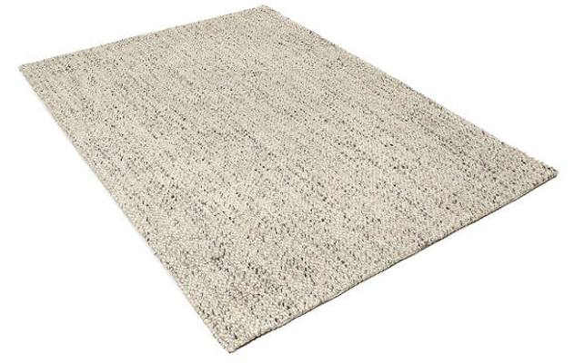 Goossens eco vloerkleed assisa wit wol - 8194394-02