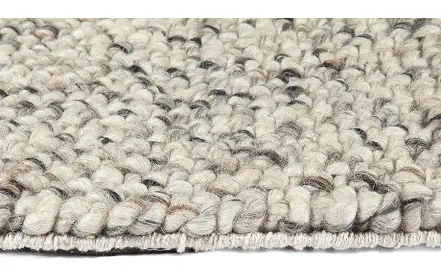 Goossens eco vloerkleed assisa wit wol - 8194394-06
