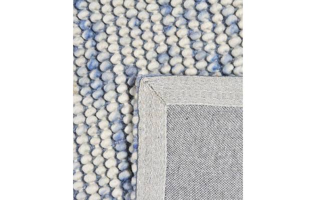 Goossens eco vloerkleed mene blauw wol - 8194398-04