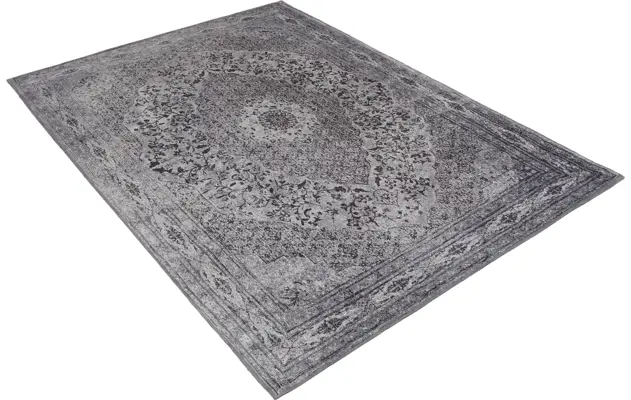 Goossens basic vloerkleed canto zwart katoen - 8194424-02