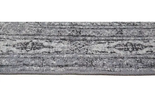 Goossens basic vloerkleed canto zwart katoen - 8194424-05