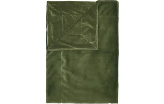 Essenza sprei quilt furry groen stof - 8195052-01