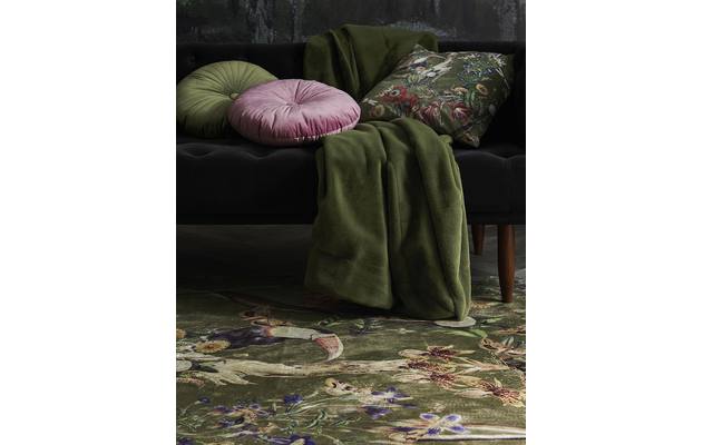 Essenza sprei quilt furry groen stof - 8195052-02