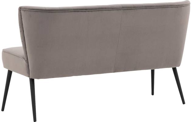 Goossens eetkamerbank rob grijs stof - 8195349-06