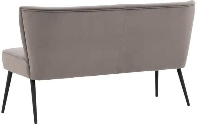 Goossens eetkamerbank rob grijs stof - 8195349-06