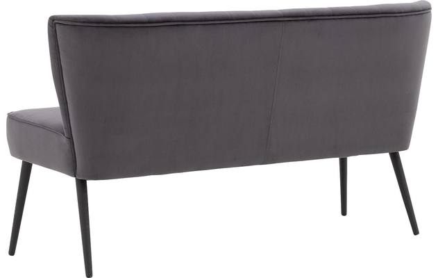 Goossens eetkamerbank rob grijs stof - 8195352-05